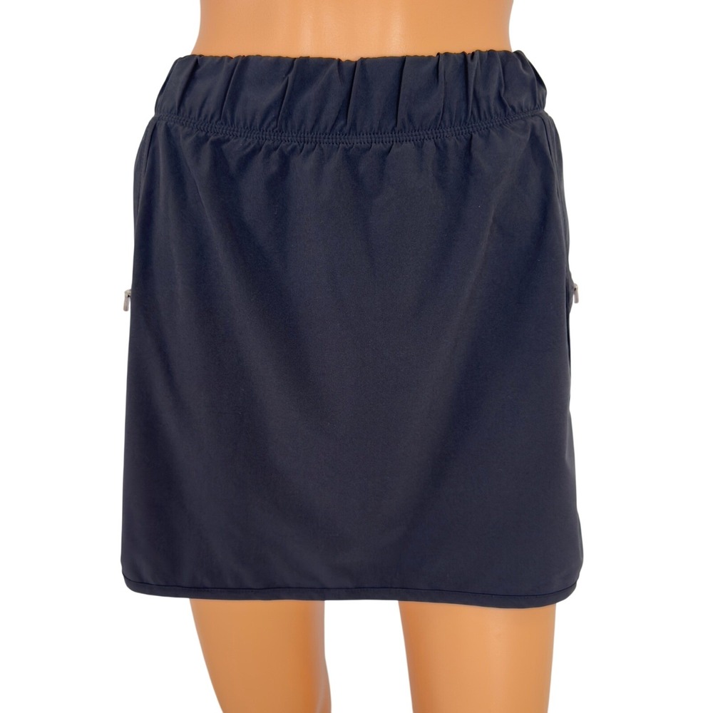 CALIA by Carrie Underwood Womens XS Black Athletic Skort ZipperPockets Golf Hike
